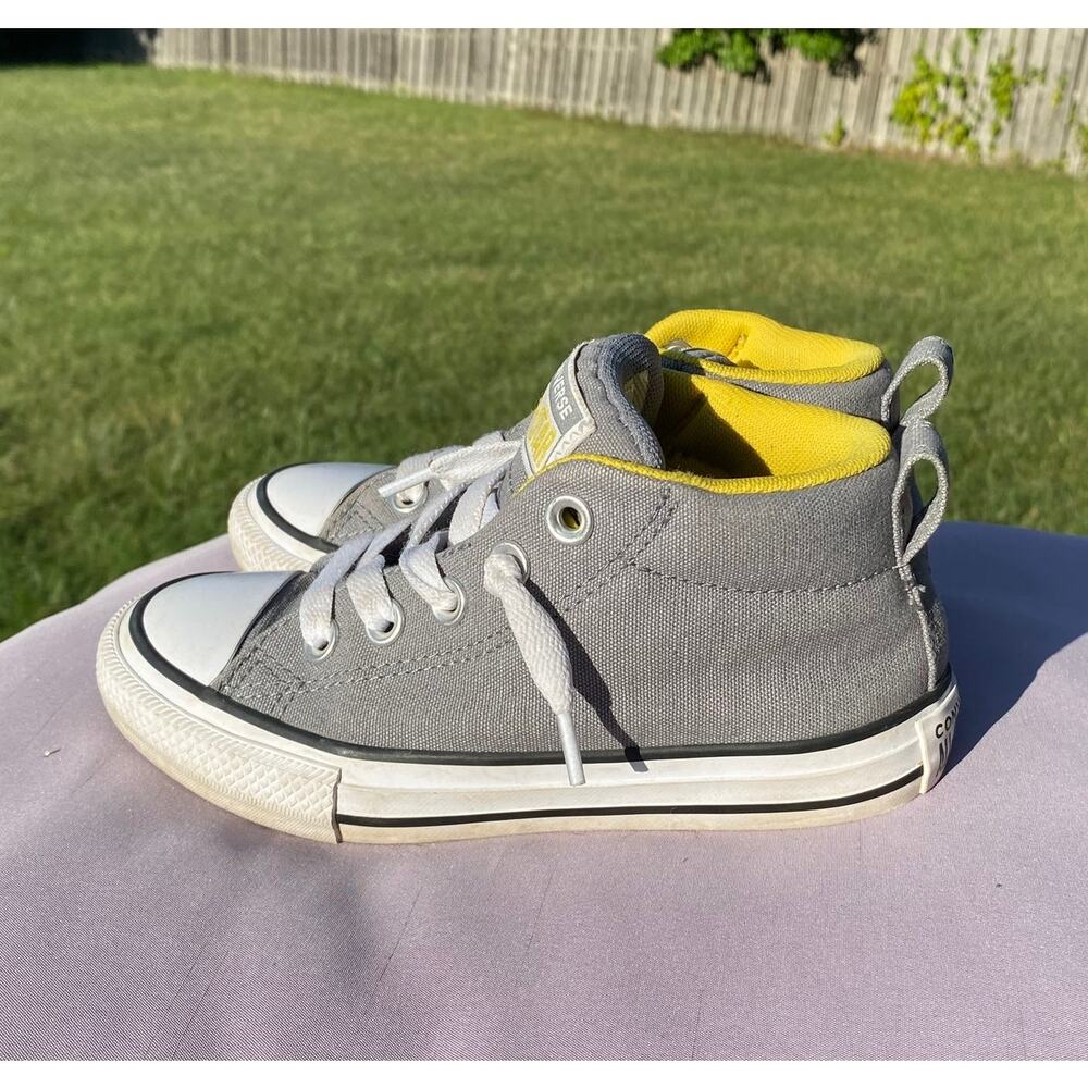 Converse Chuck Taylor All Star Street Mid All Star Grey/ YellowYouth Size 12